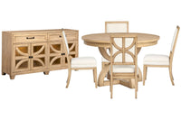 Coventry - Extendable 48" Round Dining Table Set