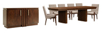 Reena - Extendable Trestle Dining Table Set