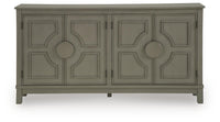 Darlock - Accent Cabinet - Warm Gray