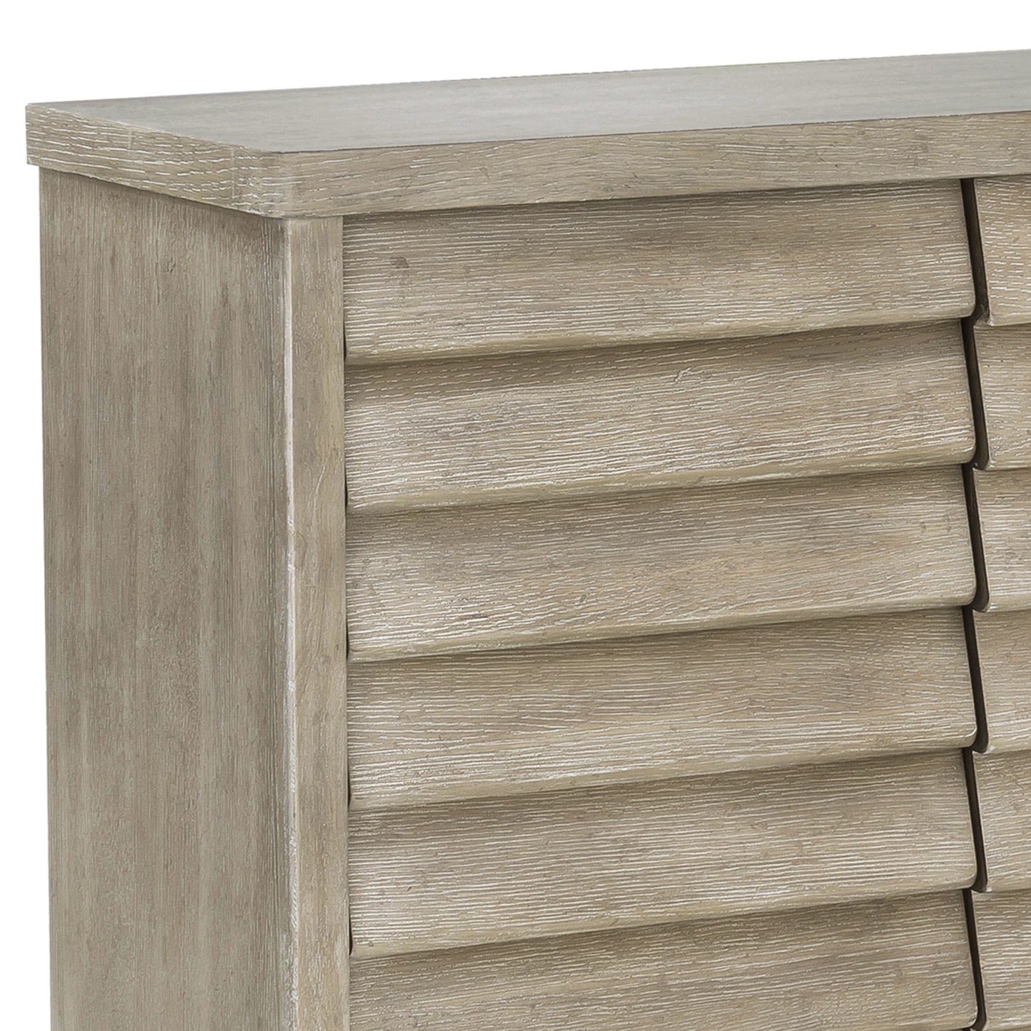 Pulaski Accents - Modern 4 Door Credenza with Storage - Natural