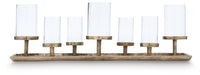 Wallmond - Antique Brass Finish - Candle Holder