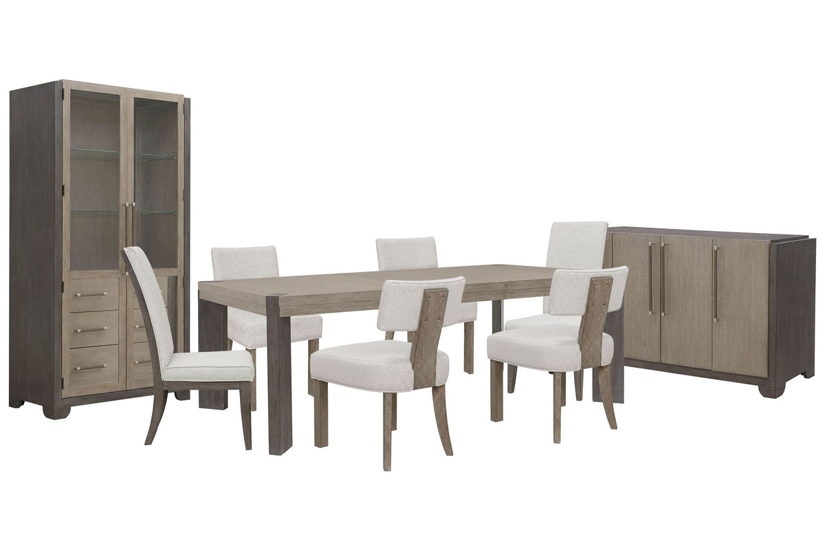 Anderson Park - Leg Dining Table Set With Klismos Chairs