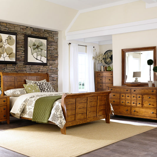 Grandpas Cabin - Sleigh Bedroom Set