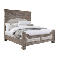 Kingsbury - King Panel Bed - Gray