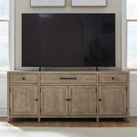 Proximity Place - 82" TV Console - Barley Buff