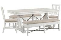 Heron Cove - Extendable Trestle Dining Table Set