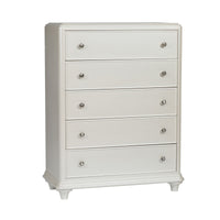 Stardust - 5 Drawer Chest - White