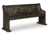 Bellamy - Bench With Back - Peppercorn