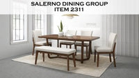Salerno - Bench - Gray / Brown