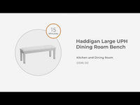 Haddigan - Upholstered Bench
