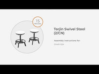 Torjin - Swivel Stool (Set of 2) - Dark Brown