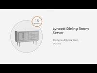 Lyncott - Dining Room Server - Brown