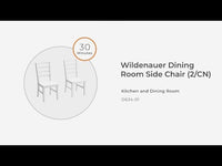 Wildenauer - Dining Room Side Chair (Set of 2) - Brown / Black