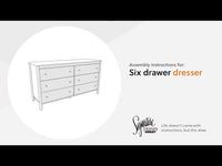 Bermacy - Six Drawer Dresser - Light Brown