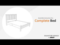 Kerisden - Panel Complete Bed Frame